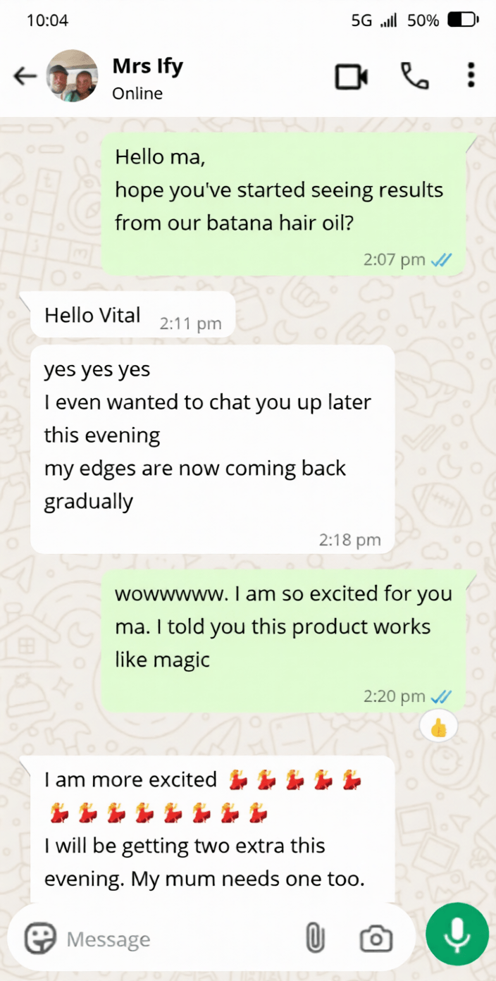 Customer review screenshot